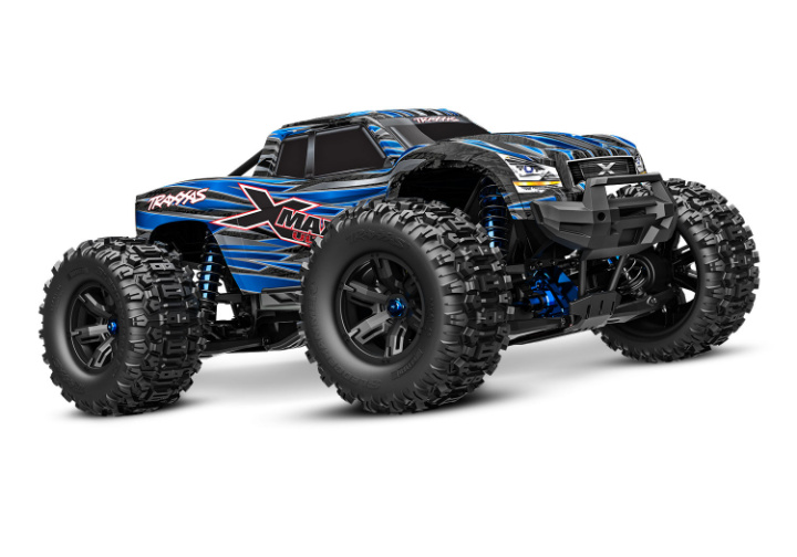 X-Maxx ULTIMATE 4WD Brushless TQi TSM Blå Limited Edition i gruppen Katalog / Fabrikat / T / Traxxas / Modeller hos Minicars Hobby Distribution AB (TRX77097-4-BLUE)