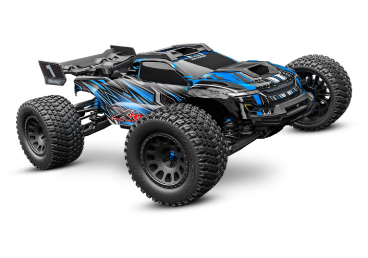 XRT ULTIMATE Race Truck TQi TSM RTR Blå Limited Edition i gruppen Katalog / Fabrikat / T / Traxxas / Modeller hos Minicars Hobby Distribution AB (TRX78097-4-BLUE)