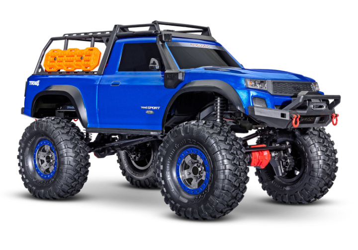 TRX-4 Sport Scale Crawler High Trail Truck 1/10 RTR Blå i gruppen Katalog / Fabrikat / T / Traxxas / Modeller hos Minicars Hobby Distribution AB (TRX82044-4-BLUE)