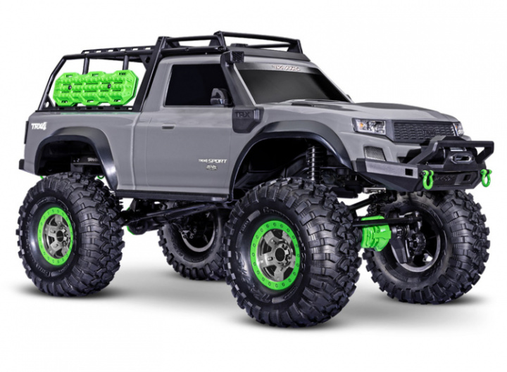 TRX-4 Sport Scale Crawler High Trail Truck 1/10 RTR Grå i gruppen Katalog / Fabrikat / T / Traxxas / Modeller hos Minicars Hobby Distribution AB (TRX82044-4-GREY)