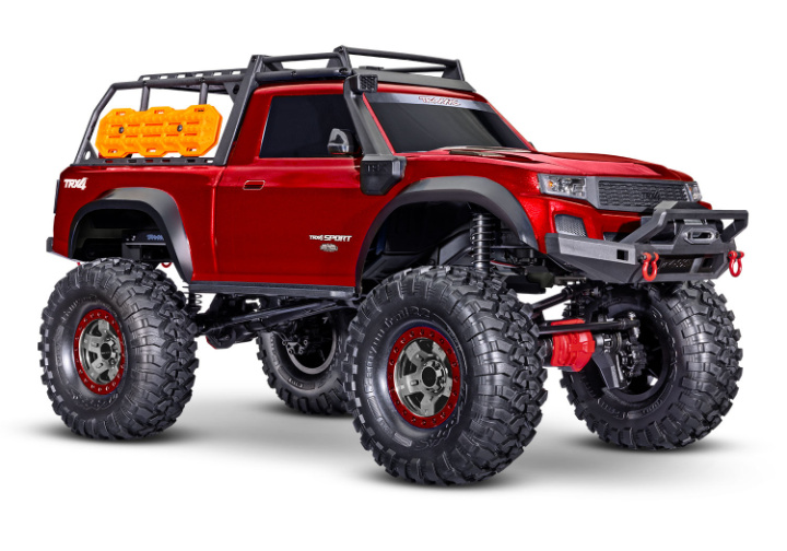 TRX-4 Sport Scale Crawler High Trail Truck 1/10 RTR Röd i gruppen Katalog / Fabrikat / T / Traxxas / Modeller hos Minicars Hobby Distribution AB (TRX82044-4-RED)