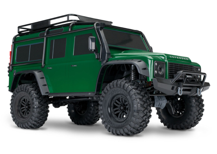 TRX-4 Land Rover Defender Clipless Grön RTR i gruppen Katalog / Fabrikat / T / Traxxas / Modeller hos Minicars Hobby Distribution AB (TRX82256-4-GRN)