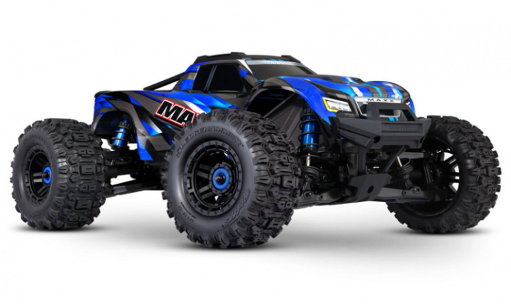 MAXX med WideMAXX 4x4 1/10 RTR TQi TSM Blå i gruppen Katalog / Fabrikat / T / Traxxas / Modeller hos Minicars Hobby Distribution AB (TRX89086-4-BLUE)