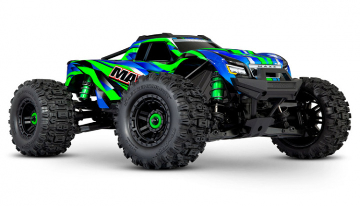 MAXX med WideMAXX 4x4 1/10 RTR TQi TSM Grön i gruppen Katalog / Fabrikat / T / Traxxas / Modeller hos Minicars Hobby Distribution AB (TRX89086-4-GRN)