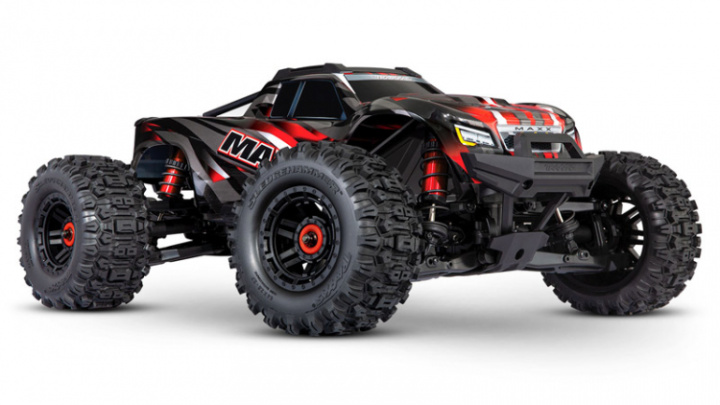 MAXX med WideMAXX 4x4 1/10 RTR TQi TSM Röd i gruppen Katalog / Modeller R/C hos Minicars Hobby Distribution AB (TRX89086-4-RED)