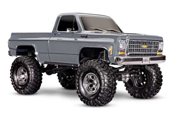 TRX-4 Crawler Chevrolet K10 High Trail Silver RTR* i gruppen Katalog / Fabrikat / T / Traxxas / Modeller hos Minicars Hobby Distribution AB (TRX92056-4-SLVR)