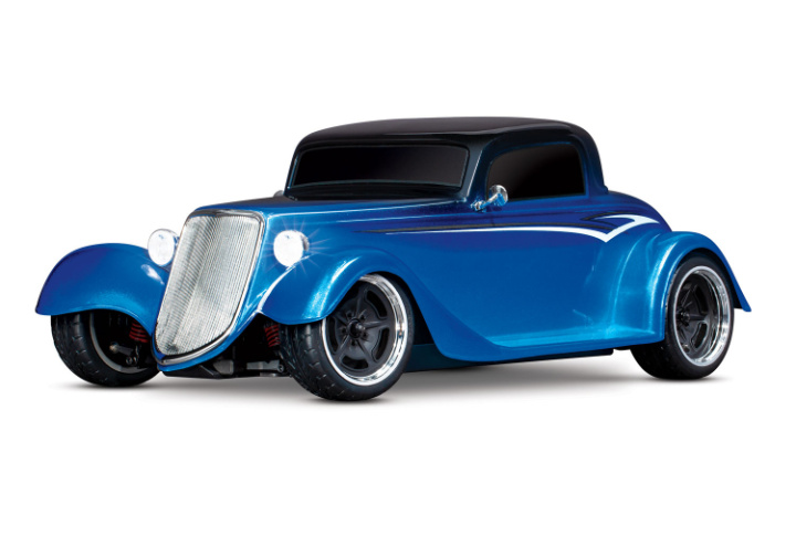 Factory Five \'33 Hot Rod Coupe 1/10 AWD RTR Blå* i gruppen Katalog / Fabrikat / T / Traxxas / Modeller hos Minicars Hobby Distribution AB (TRX93044-4-BLUE)