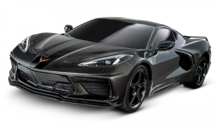 4-TEC 3.0 Chevrolet Corvette Stingray RTR Svart* i gruppen Katalog / Fabrikat / T / Traxxas / Modeller hos Minicars Hobby Distribution AB (TRX93054-4-BLK)