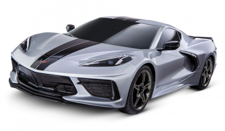 4-TEC 3.0 Chevrolet Corvette Stingray RTR Silver* i gruppen Katalog / Fabrikat / T / Traxxas / Modeller hos Minicars Hobby Distribution AB (TRX93054-4-SLVR)