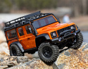 TRX-4M 1/18 Land Rover Defender Crawler Orange RTR - 2S LiPo/USB Laddare