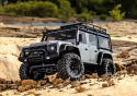 TRX-4M 1/18 Land Rover Defender Crawler Silver RTR - 2S LiPo/USB Laddare