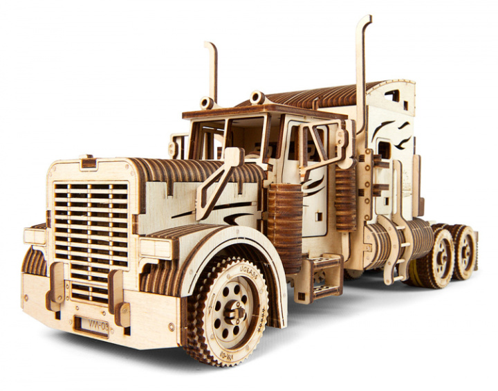 Ugears Heavy Boy Truck VM-03 i gruppen Katalog / Bygghobby / Byggsatser Trä & Metall / Träbyggsatser Mekaniska hos Minicars Hobby Distribution AB (UG70056)