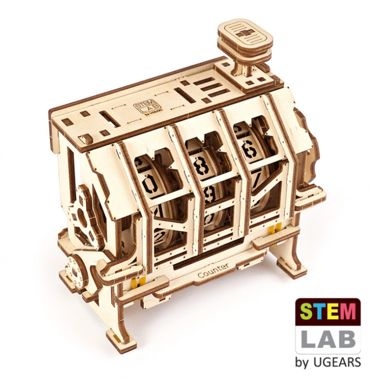 Ugears Counter STEM LAB* i gruppen Katalog / Bygghobby / Byggsatser Trä & Metall / Träbyggsatser Mekaniska hos Minicars Hobby Distribution AB (UG70130)