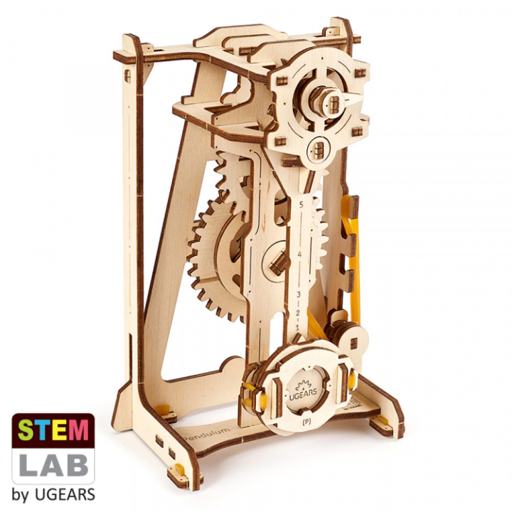 Ugears Pendulum STEM LAB* i gruppen Katalog / Bygghobby / Byggsatser Trä & Metall / Träbyggsatser Mekaniska hos Minicars Hobby Distribution AB (UG70133)