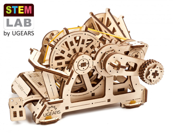 Ugears Variator STEM LAB* i gruppen Katalog / Bygghobby / Byggsatser Trä & Metall / Träbyggsatser Mekaniska hos Minicars Hobby Distribution AB (UG70147)