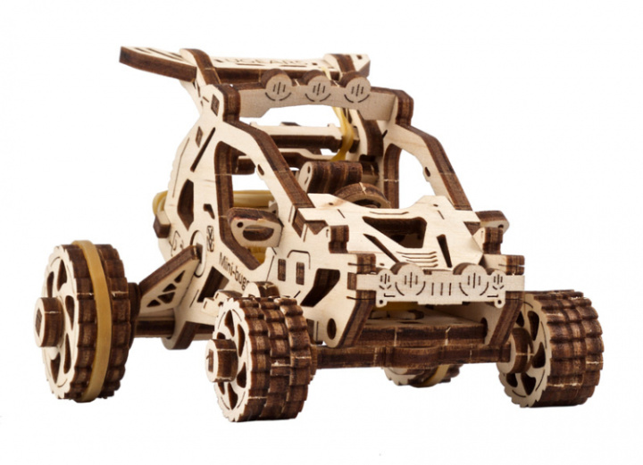 Ugears Desert Buggy i gruppen Katalog / Bygghobby / Byggsatser Trä & Metall / Träbyggsatser Mekaniska hos Minicars Hobby Distribution AB (UG70164)