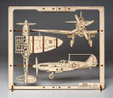 Ugears Fighter Aircraft 2.5D Puzzle*