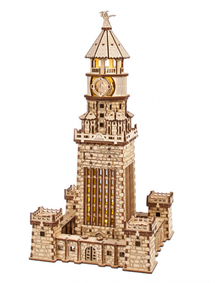 Ugears Lighthouse of Alexandria i gruppen Katalog / Bygghobby / Byggsatser Trä & Metall / Träbyggsatser Mekaniska hos Minicars Hobby Distribution AB (UG70254)